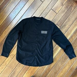 Harley Davidson SOLD OUT shirt Mandarin collar XL Multi stitch Long sleeve